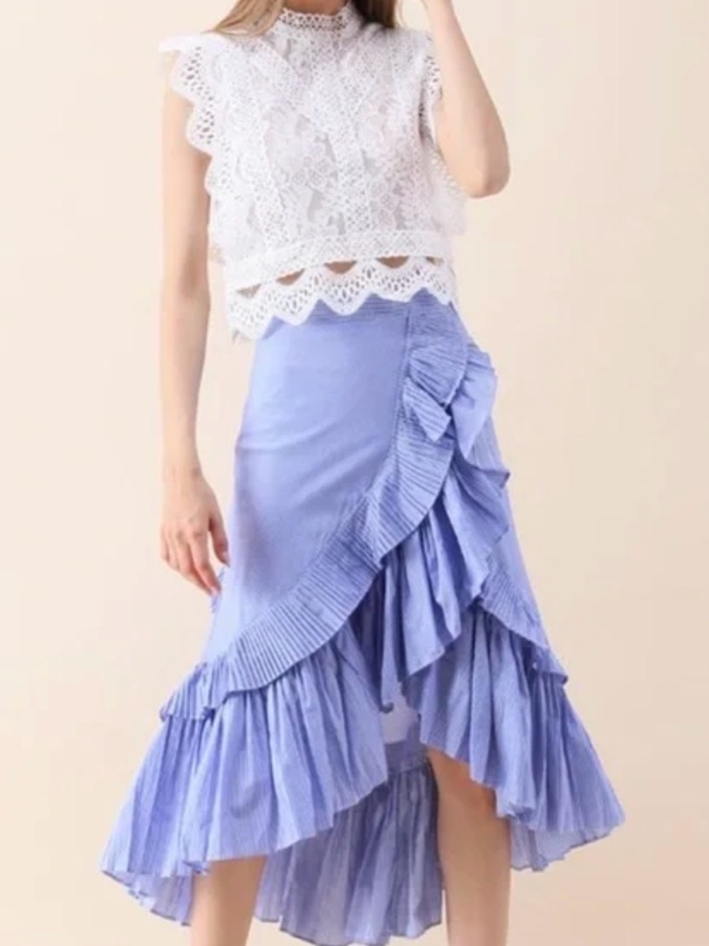 Chicwish Tiered Ruffle Skirt